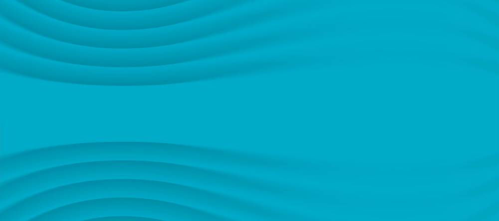 A teal colored horizontal wave effect in a rectangular shape.